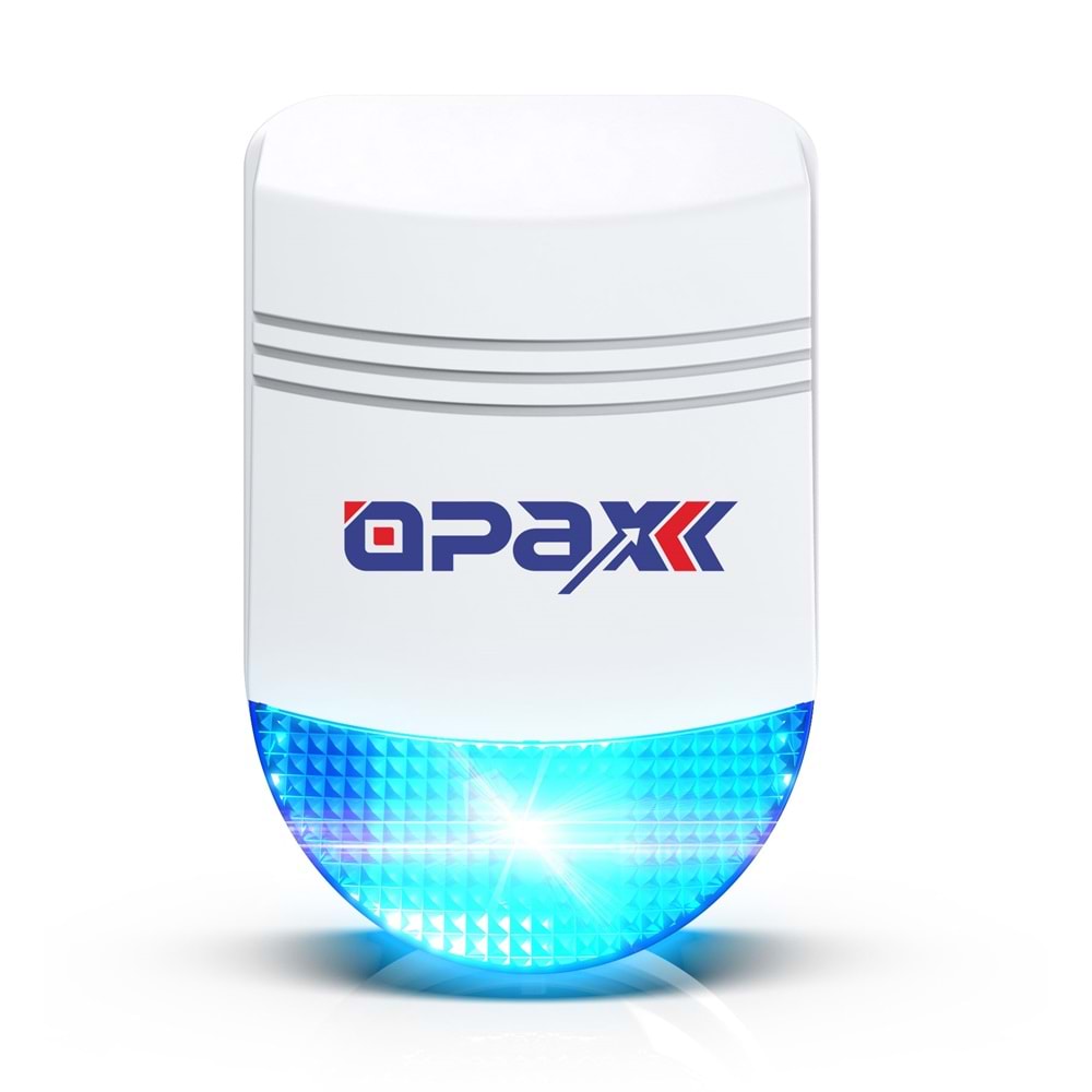 OPAX-W20+BGR-09 GPRS I GSM I WIFI & BGR-09 KABLOSUZ SİRENLİ ALARM SİSTEMİ (1 YIL AHM ÜCRETSİZ)
