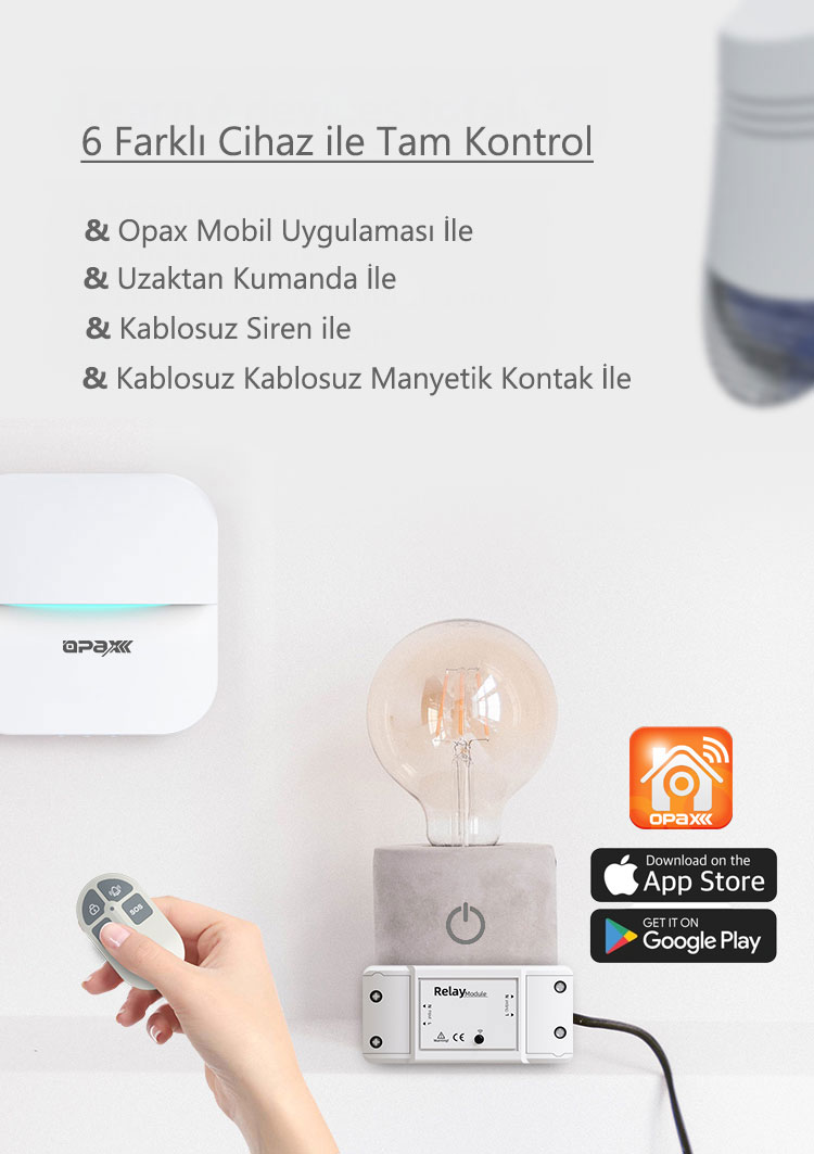 OPAX RELAY-35A Akıllı Switch (Smart Switch) yakından görünüm