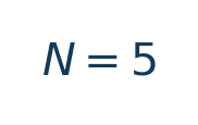 Matematiksel hesap: N=5 \