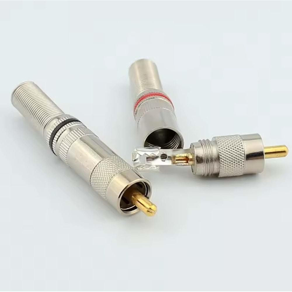 YAYLI RCA ERKEK KONNEKTÖR (COAXIAL AUDIO & VIDEO)