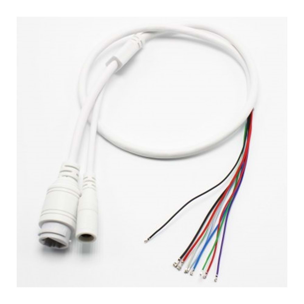 10 ADET IP KAMERA KABLOSU LEDLİ 9 PIN'Lİ ( 2P2.0+8P1.25 ) PLASTİK PİN SOKET DAHİL