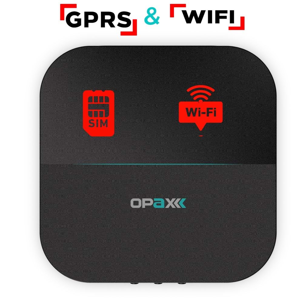 OPAX-W20 GPRS I GSM I WIFI KABLOSUZ NETWORK ALARM SİSTEMİ (1 YIL AHM ÜCRETSİZ)
