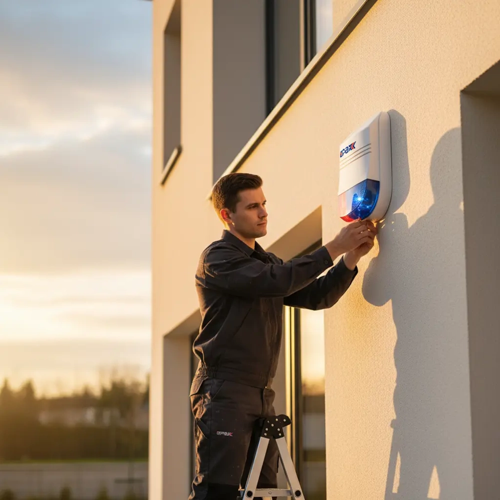 BGR-12 WİFİ KABLOSUZ SİREN ALARM SİSTEMİ MOBİL UYGULAMALI (1 YIL AHM ÜCRETSİZ)