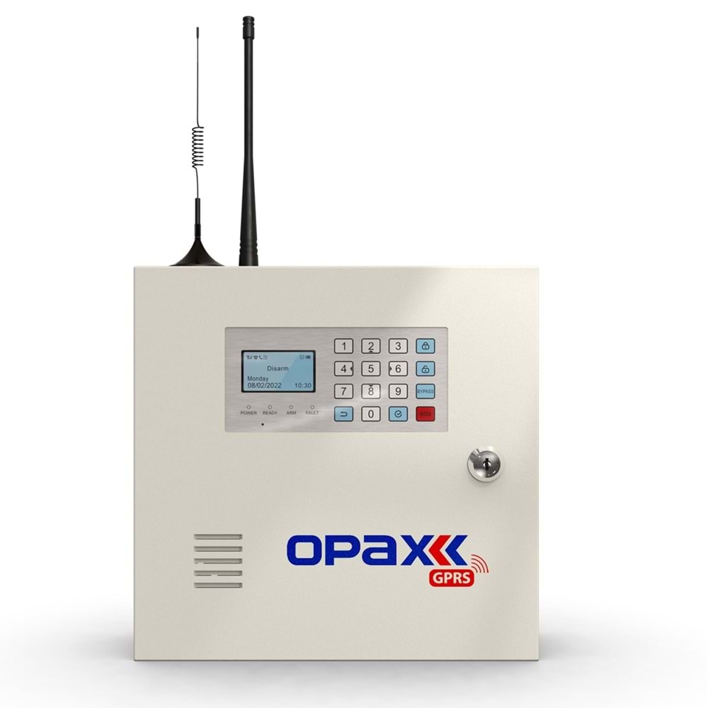OPAX-2646-4G Kablolu ve Kablosuz GPRS/GSM/4G Alarm Paneli