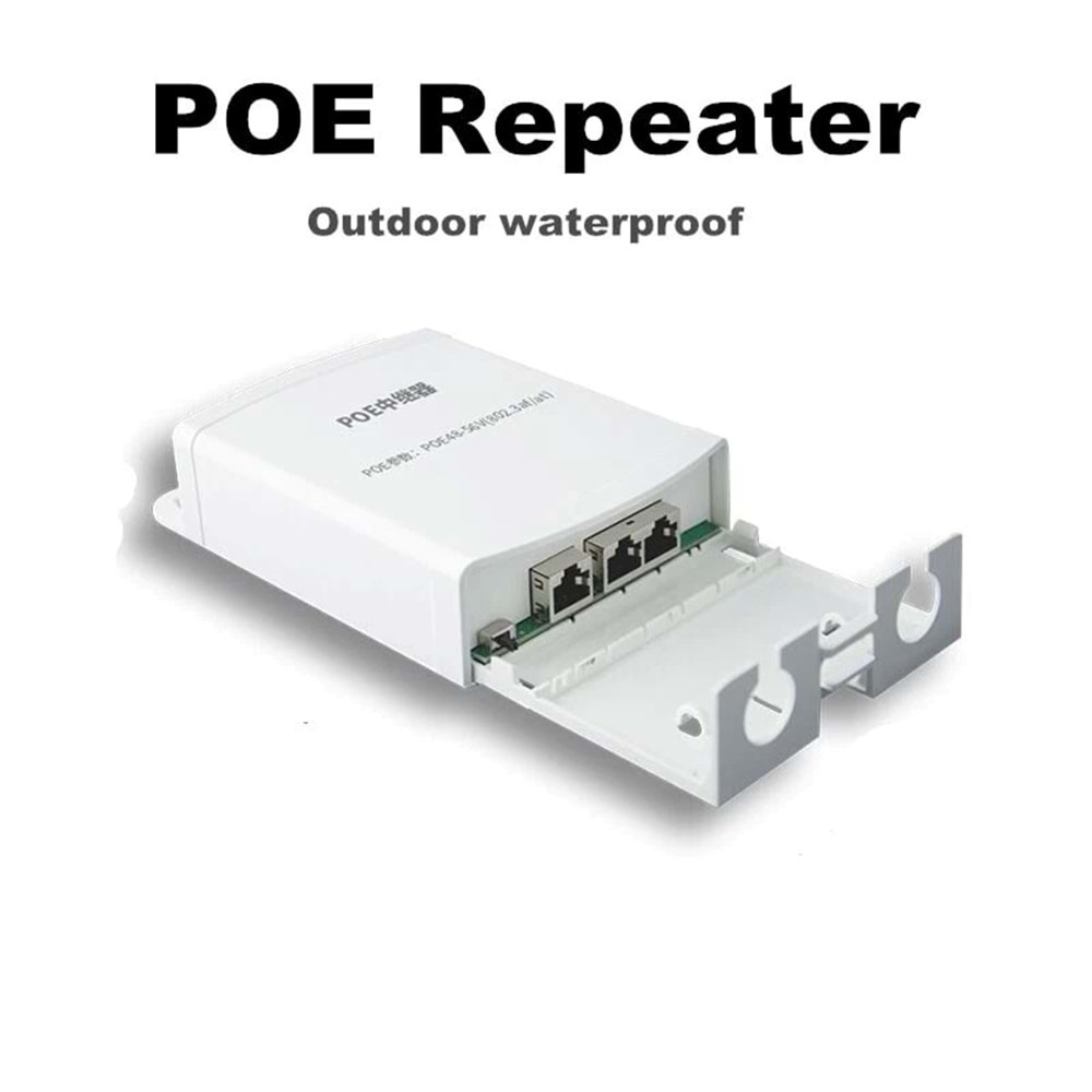 1 PoE Giriş- 2 PoE Çıkışlı PoE Extender (PoE Çoklayıcı) -Outdoor
