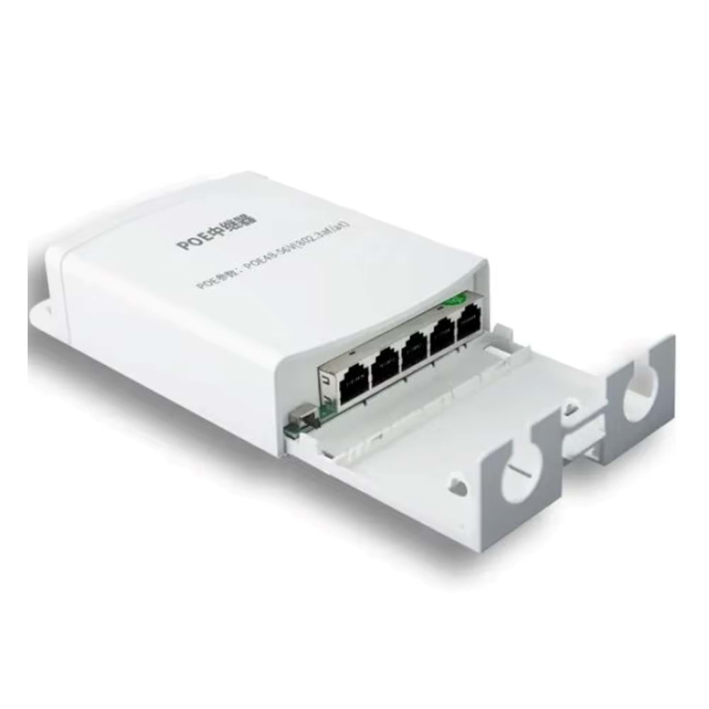 1 PoE Giriş- 4 PoE Çıkışlı PoE Extender (PoE Çoklayıcı) -Outdoor