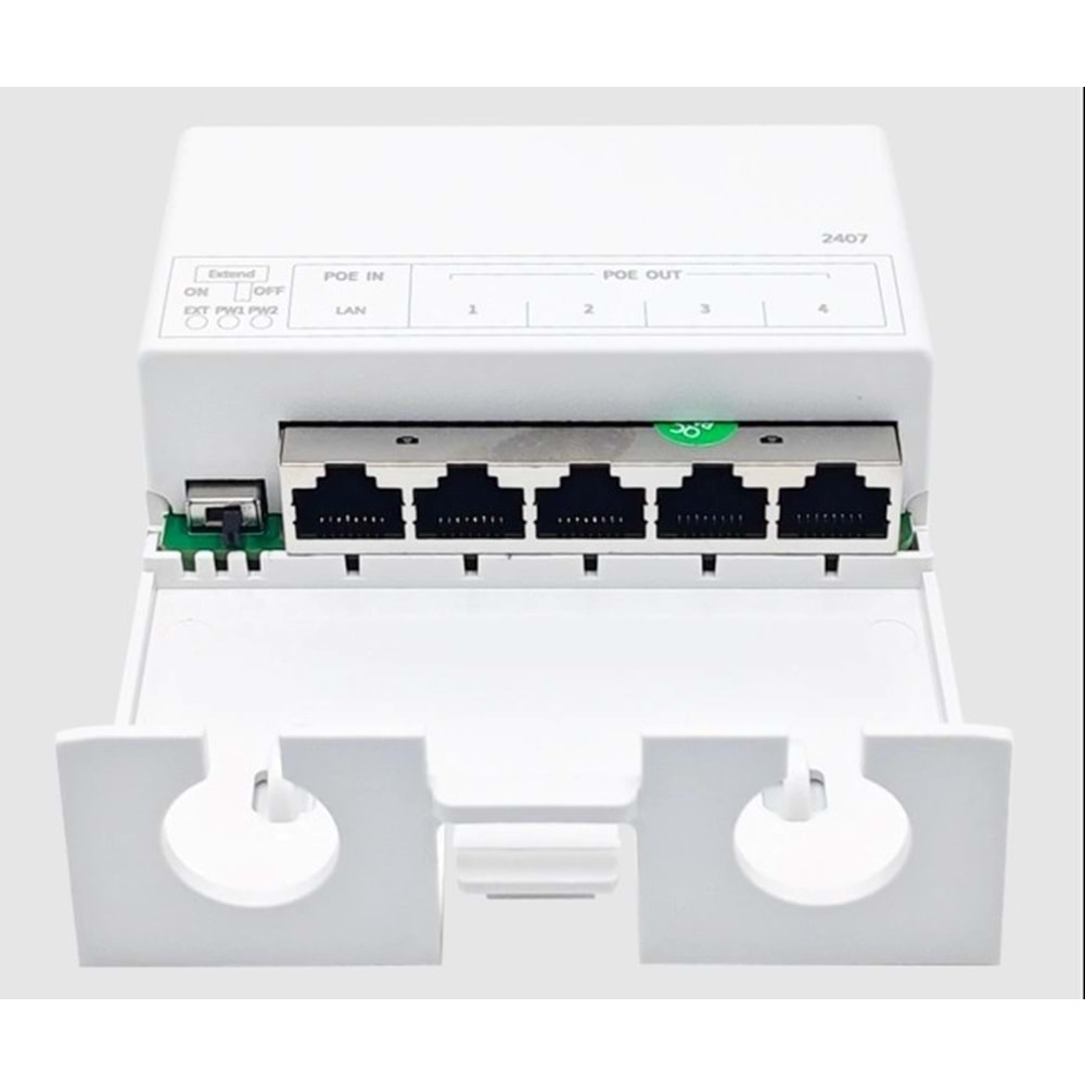 1 PoE Giriş- 4 PoE Çıkışlı PoE Extender (PoE Çoklayıcı) -Outdoor