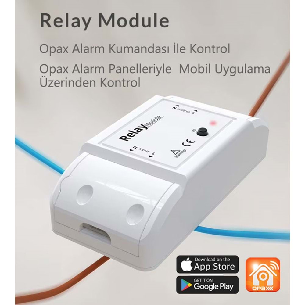 OPAX RELAY-35A Akıllı Röle Modülü / Akıllı Switch / Relay Module 220V-1800W