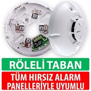 Röleli Dedektör Tabanlı Optik Sabit Isı Dedektörü UniPOS FD 8010 + DB 8000R