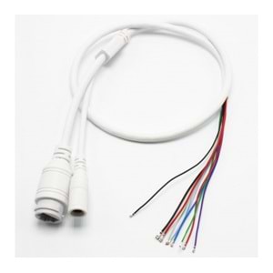 10 ADET IP KAMERA KABLOSU LEDLİ 9 PIN'Lİ ( 2P2.0+8P1.25 ) PLASTİK PİN SOKET DAHİL