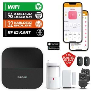 OPAX-W20-W SADECE WIFI KABLOSUZ NETWORK ALARM SİSTEMİ (1 YIL AHM ÜCRETSİZ)