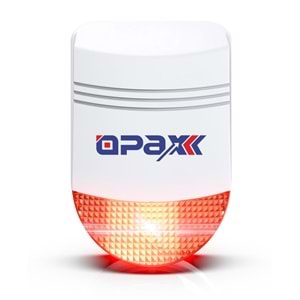 OPAX-W20+BGR-09 GPRS I GSM I WIFI & BGR-09 KABLOSUZ SİRENLİ ALARM SİSTEMİ (1 YIL AHM ÜCRETSİZ)