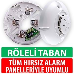 Optik Duman Dedektörü ve Röleli Dedektör Tabanı UniPOS FD 8030 + DB 8000R