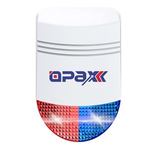 OPAX-2646 BGR-10 Kablolu Sirenli Akülü GPRS/GSM Ev ve İşyeri Alarm Seti