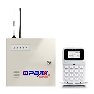 OPAX-2747 GPRS/GSM/LAN Keypadli Kablolu ve Kablosuz Alarm Paneli
