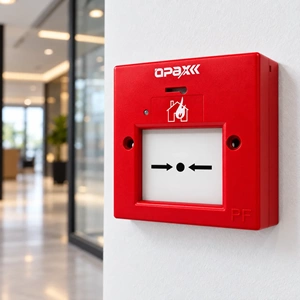 OPAX-MCP Kablolu & Kablosuz Resetlenebilir Yangın İhbar Butonu | 868 MHz Manual Call Point