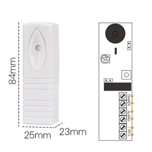 ARD-7112 KABLOLU TİTREŞİM VIBRATION DARBE DEDEKTÖRÜ / DARBE SENSÖRÜ