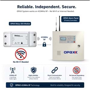 OPAX RELAY-35A Akıllı Röle Modülü / Akıllı Switch / Relay Module 220V-1800W