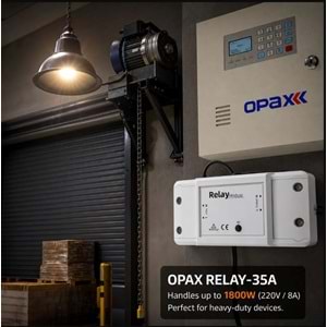 OPAX RELAY-35A Akıllı Röle Modülü / Akıllı Switch / Relay Module 220V-1800W