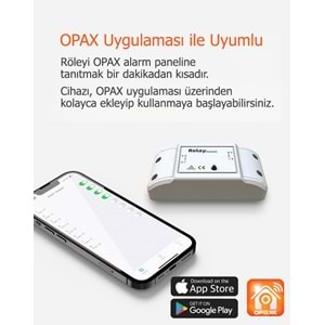 OPAX RELAY-35A Akıllı Röle Modülü / Akıllı Switch / Relay Module 220V-1800W
