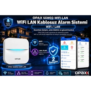 OPAX SGW02-WIFI-LAN WiFi LAN Kablosuz Alarm Sistemi