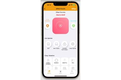 Opax Alarm Mobil Uygulamasında , yeni güvenlik önlemi getirilmiştir.