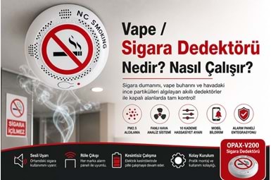 Vape / Sigara Dedektörü Nedir? Nasıl Çalışır?
