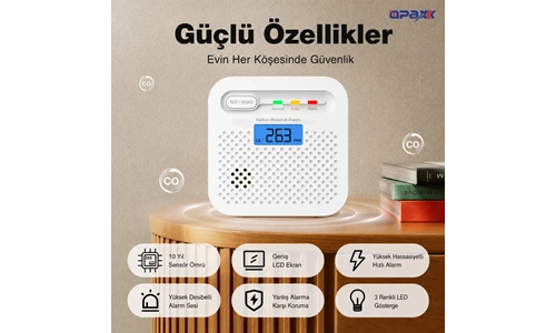 Karbonmonoksit Dedektörü ile Duman Dedektörü Arasındaki Fark Nedir?