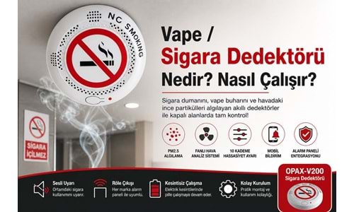 Vape / Sigara Dedektörü Nedir? Nasıl Çalışır?