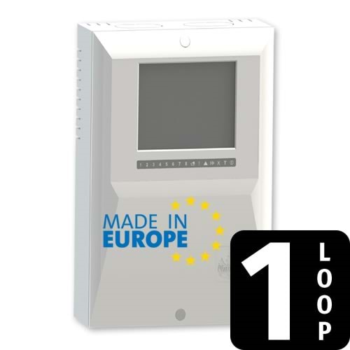 UniPOS IFS-7002/1 - 1 Loop 125 Adresli İnteraktif Yangın Alarm Paneli