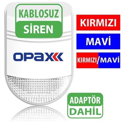 BGR-09 KABLOSUZ HARİCİ SİREN /MESAFE ARTIRICI /REPEATER ADAPTÖR DAHİL