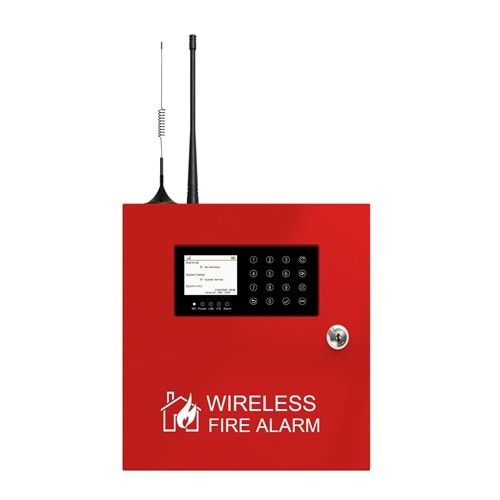 OPAX-WF868-4G-LAN Adresli Kablosuz Yangın Alarm Kontrol Paneli