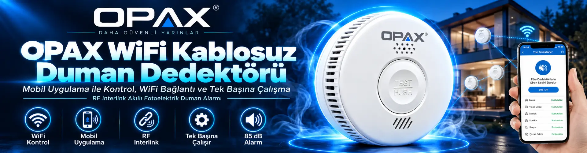 WiFi Duman Dedektörü | Mobil Bildirimli Akıllı Yangın Alarmı