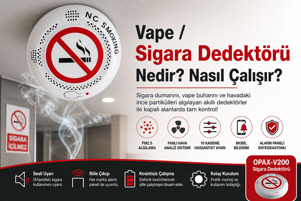 Vape / Sigara Dedektörü Nedir? Nasıl Çalışır?