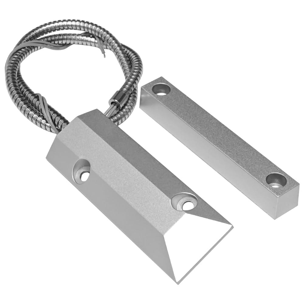 OPAX-MC137 KABLOLU KEPENK TİPİ METAL MANYETİK KONTAK (BÜYÜK TİP)